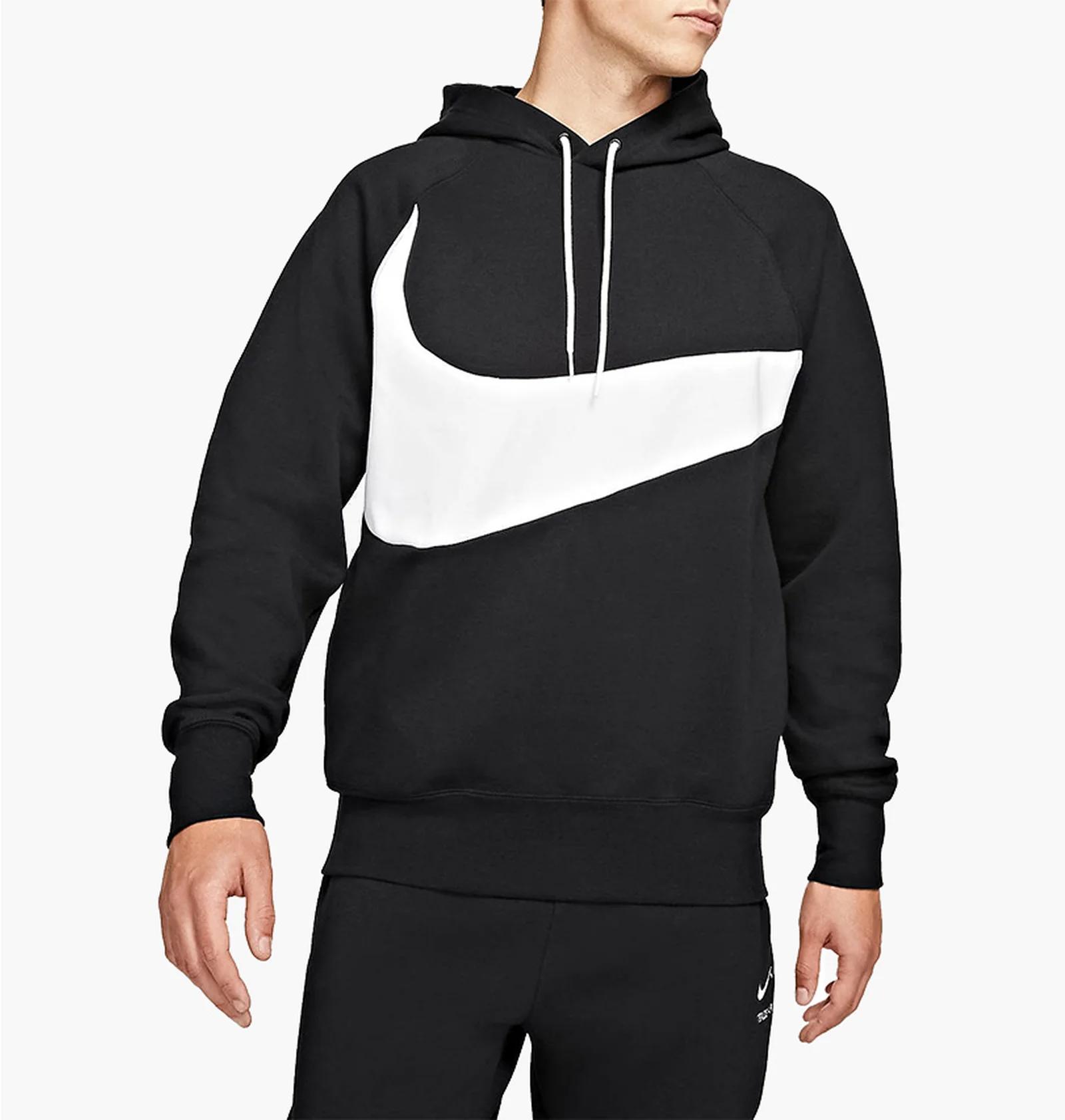 Бомбер чоловічий Nike M Nsw Swoosh Tch Flc Po Hd (DD8222-010) — фото 1