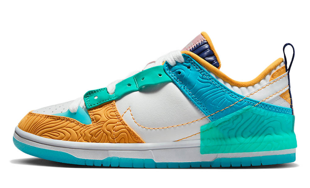 Кросівки жіночі Nike Dunk Low Disrupt X Serena Williams Design Crew Shoes White/Light Blue (DX4220-100) — фото 1