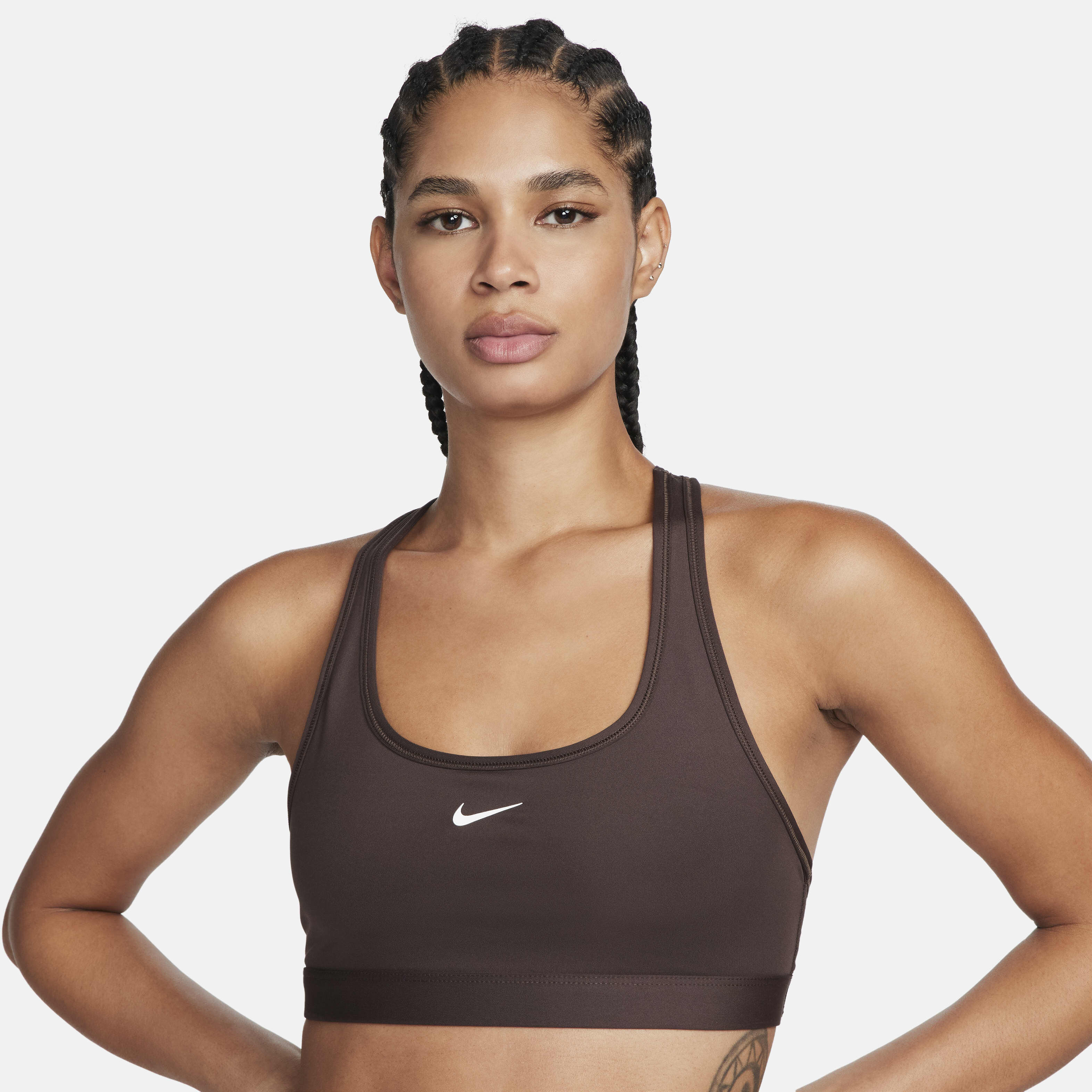 Спортивний топ жіночий Nike Swoosh Light Support (DX6817-237) — фото 1