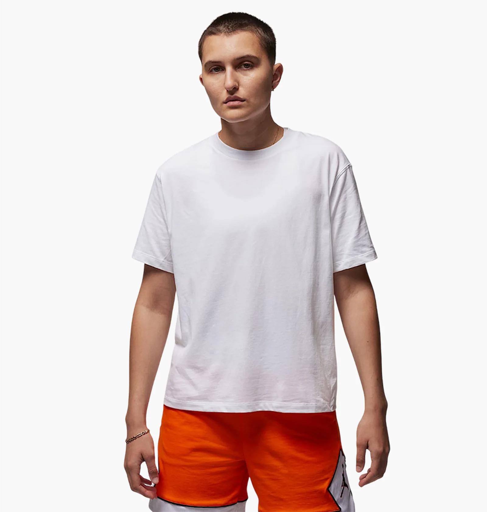 Футболка жіноча Jordan Core Blank Ss Tee White (DX7042-100) — фото 3