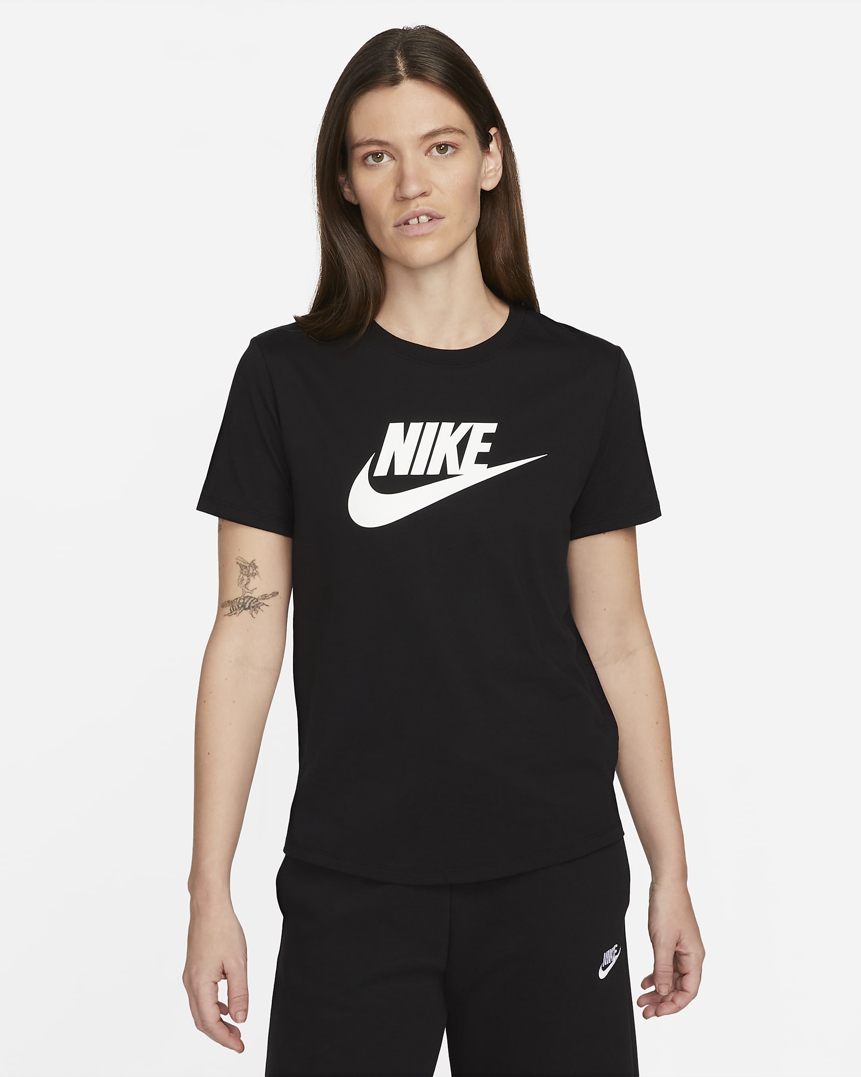 Футболка жіноча Nike Sportswear Essentials Women's Logo T-Shirt (DX7906-010) — фото 4