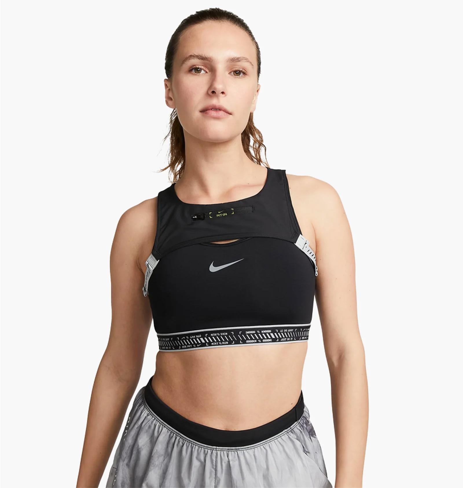 Спортивний топ жіночий Nike Swoosh On The Run (DX6505-010) — фото 1
