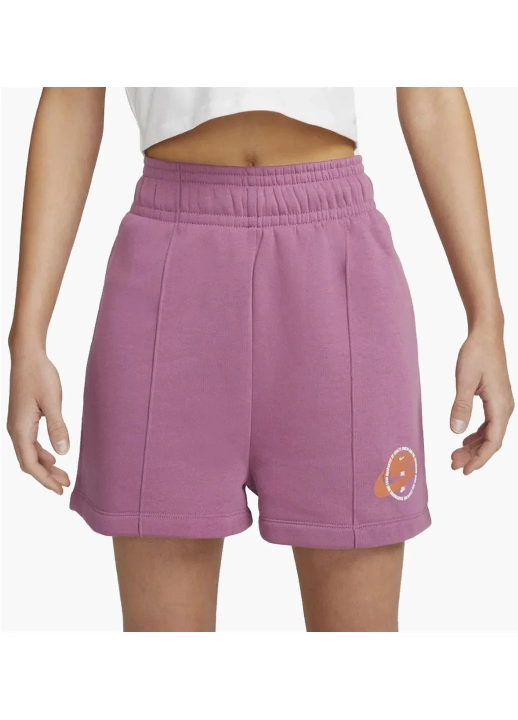 Шорти жіночі Nike Sportswear Fleece Shorts Violet Dx5677-507 (DX5677-507) — фото 1