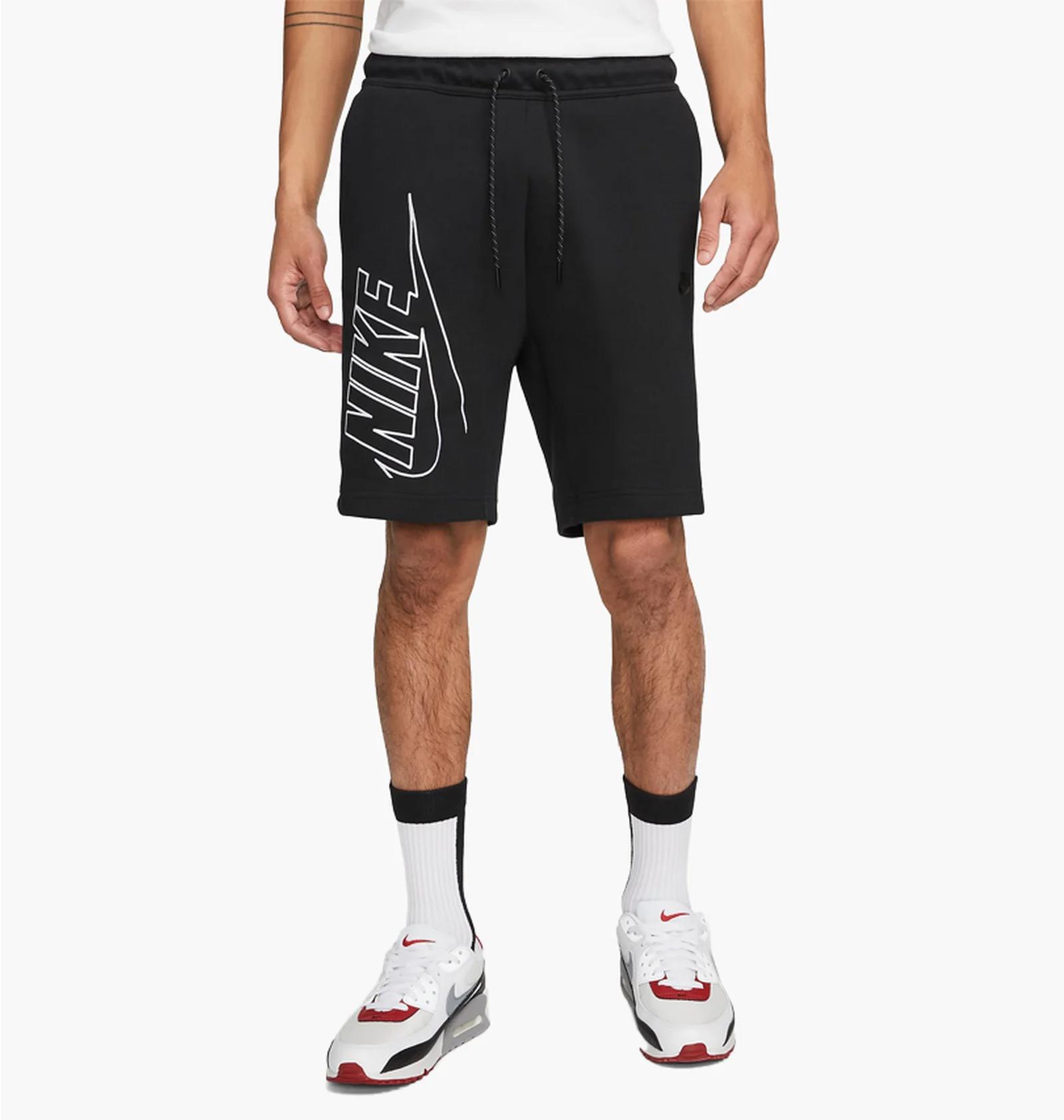 Шорти чоловічі Nike Tech Fleece Black (DZ4472-010) — фото 3