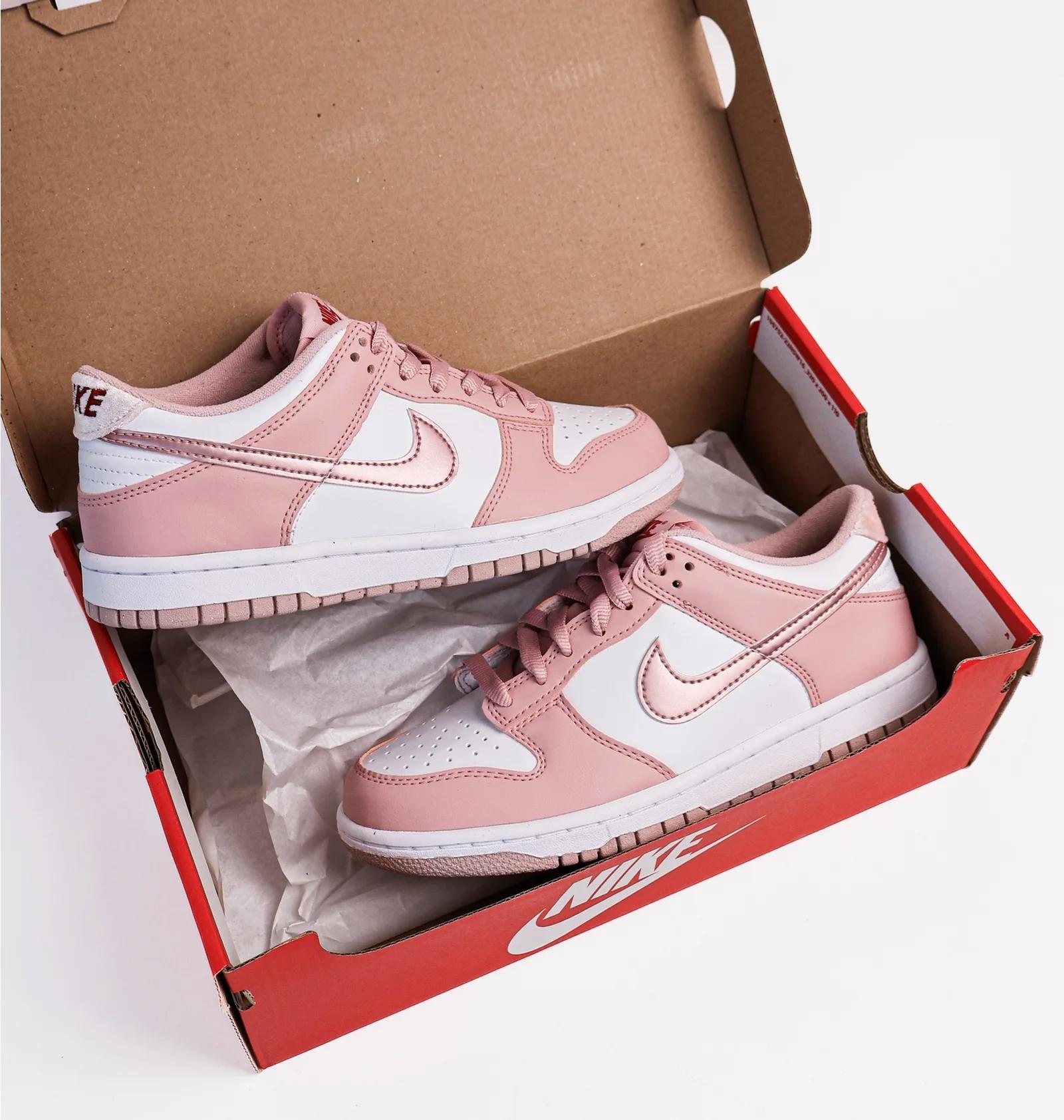 Кросівки жіночі Nike Dunk Low Pink Velvet (Gs) (DO6485-600) — фото 5