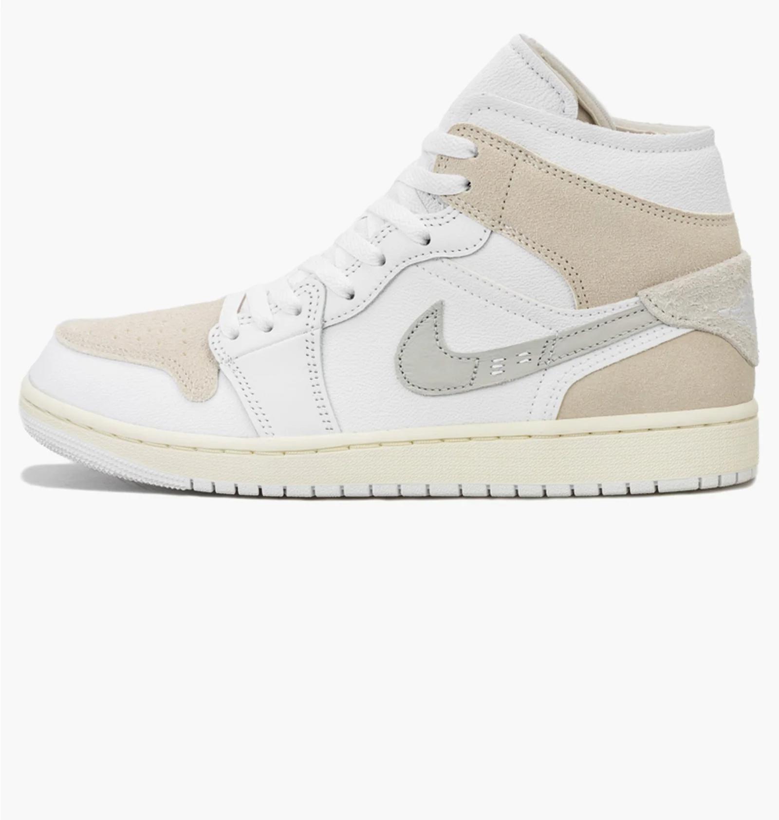 Кросівки чоловічі Jordan 1 Retro Mid Se Craft White/Beige (DM9652-120) — фото 1