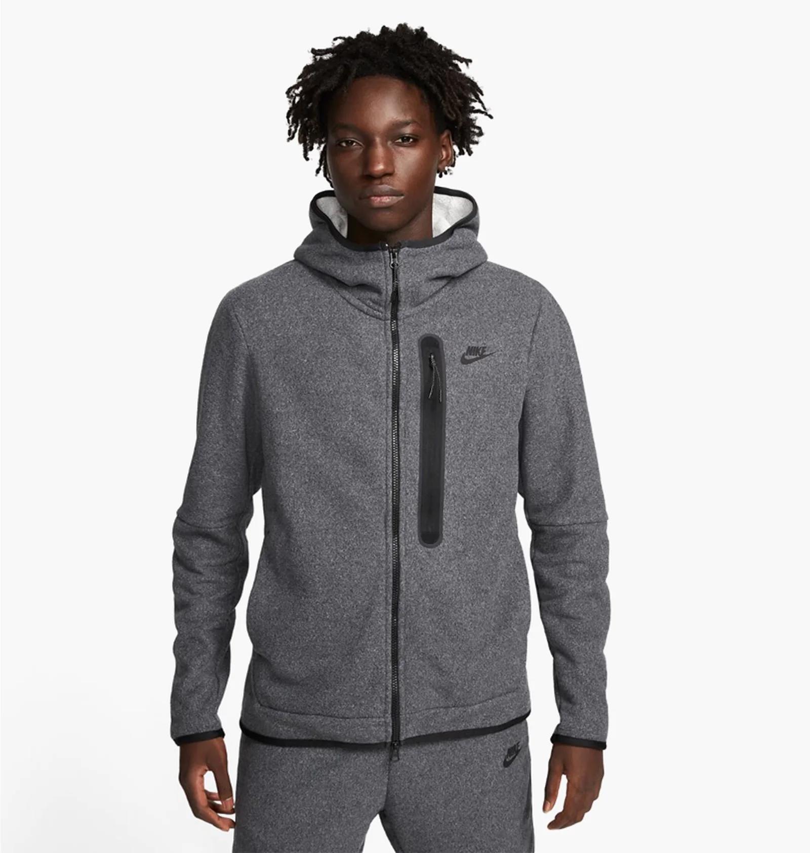 Кофта чоловіча Nike Nsw Tch Flc Fz Winter Hd (DQ4801-010) — фото 1