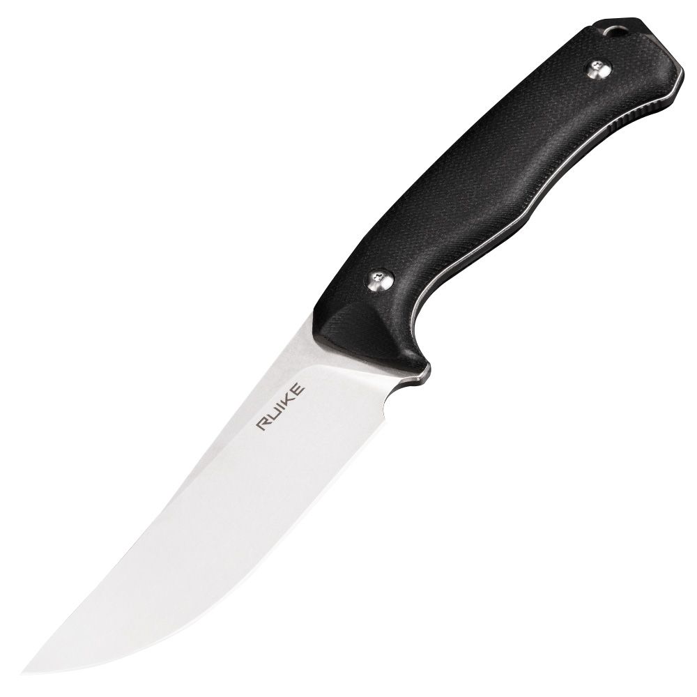 Ніж фіксований мисливський  Ruike F186-MB, (11.8 см) D2 / Micarta чорний — фото 1