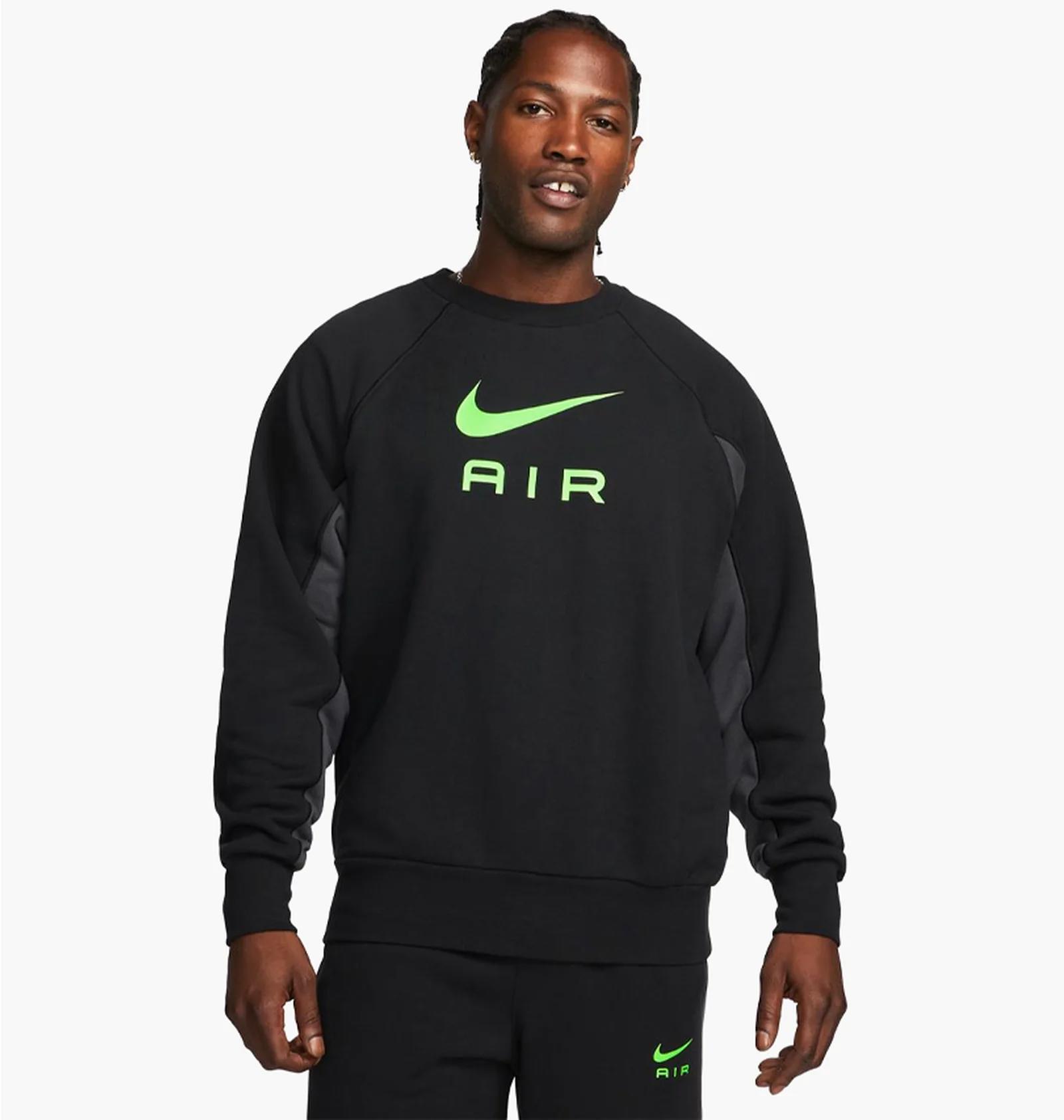 Кофта чоловіча Nike Air Ft Crew (DQ4205-011) — фото 1
