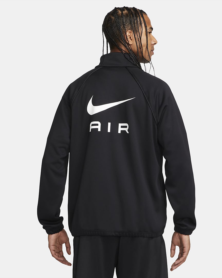 Бомбер чоловічий Nike Air Men's Poly-Knit Jacket (DQ4221-010) — фото 5