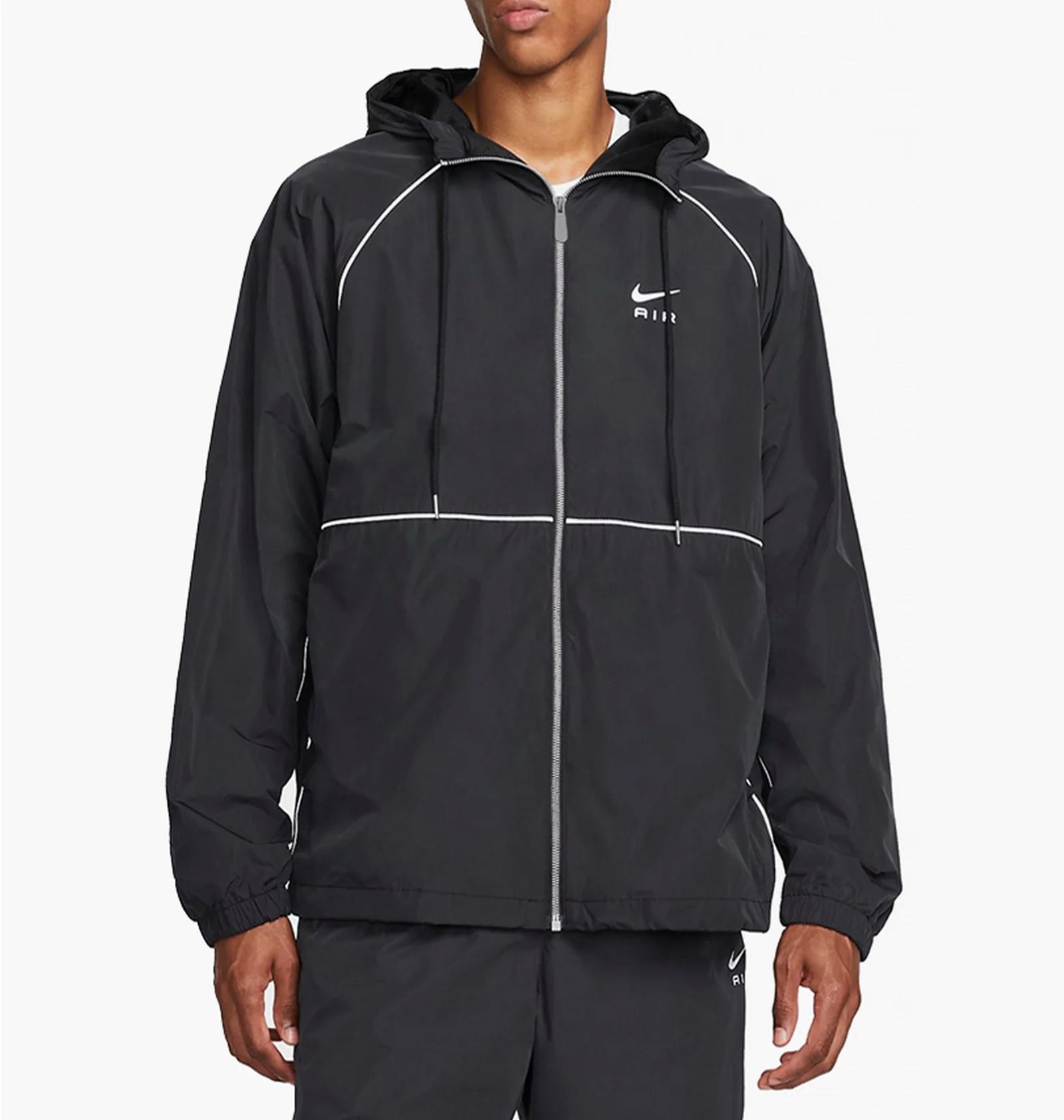 Вітровка чоловіча Nike Air Men's Full-Zip Hooded Woven Jacket (DQ4213-010) — фото 1