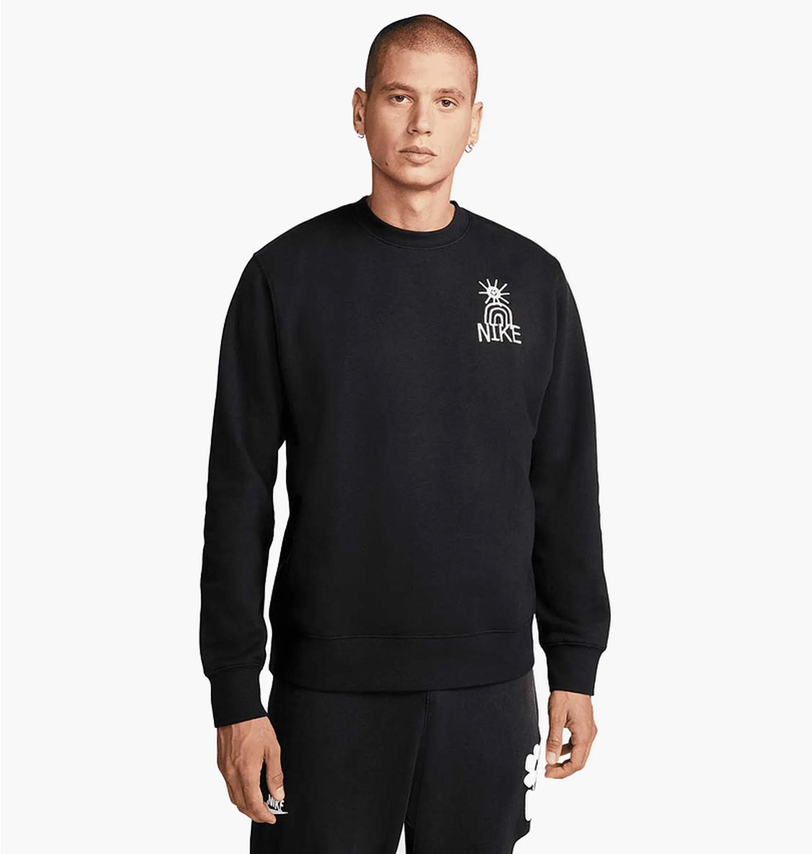 Кофта чоловіча Nike M Nsw Hbr-C Bb Crew (DQ4072-010) — фото 1