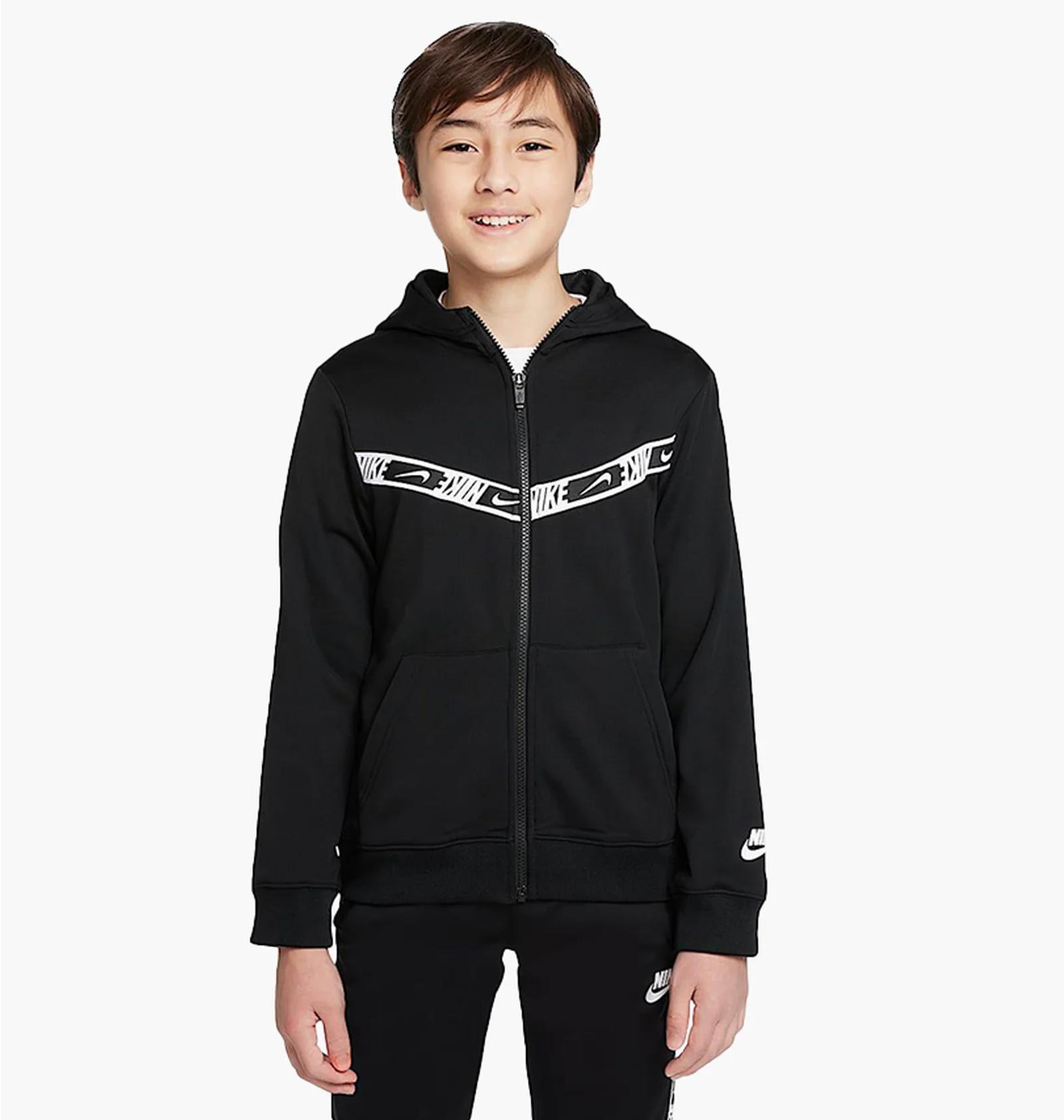 Светр підлітковий Nike Swoosh Repeat Hoodie (DQ5100-010) — фото 1