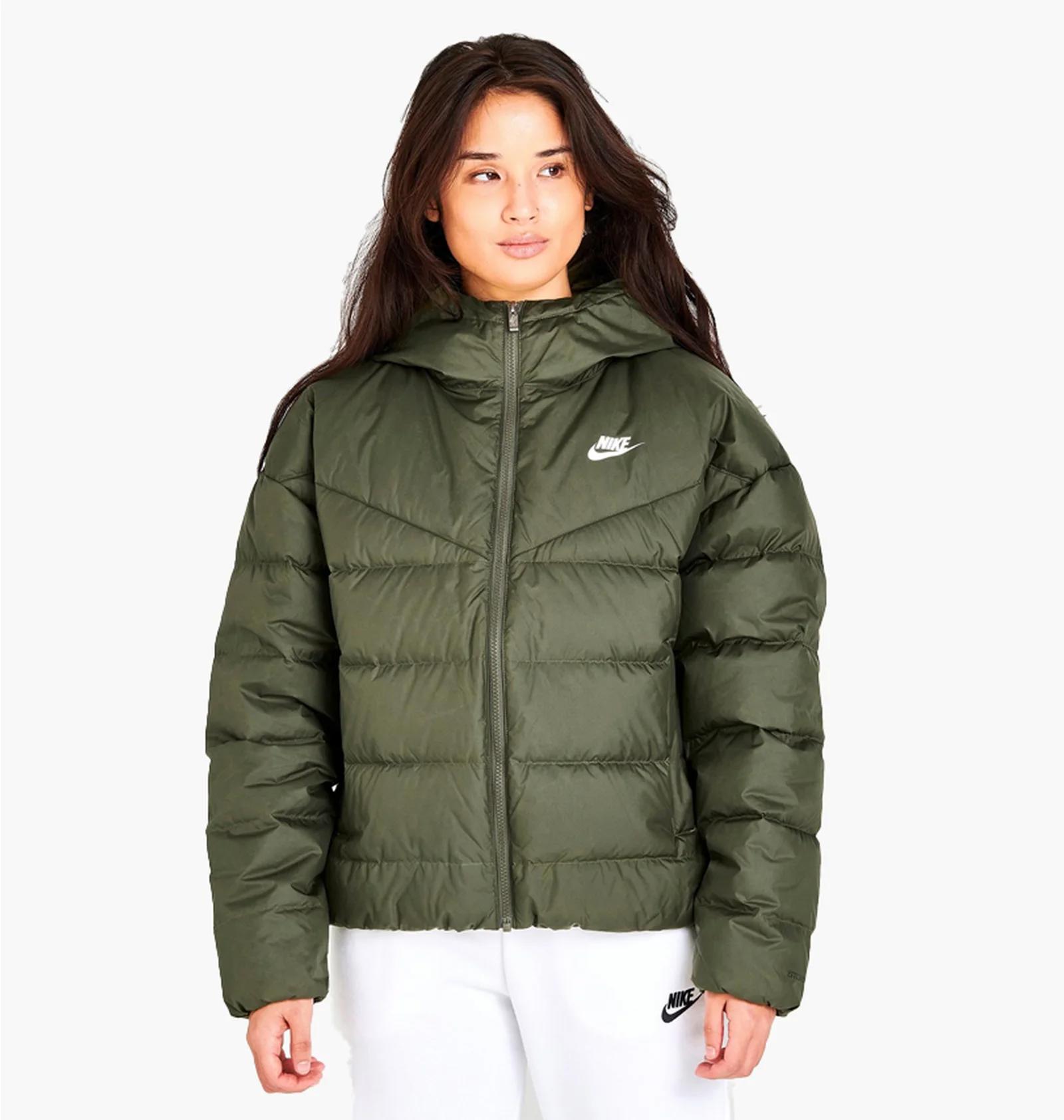 Куртка жіноча Nike Sportswear Storm-Fit Windrunner Down Hooded Jacket Green (DQ5903-222) — фото 1