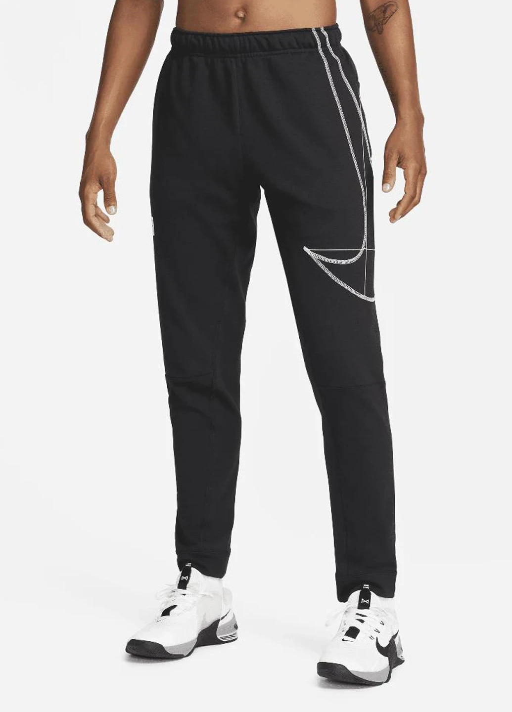 Брюки чоловічі Nike Dri-Fit Mens Fleece Tapered (DQ6614-010) — фото 1