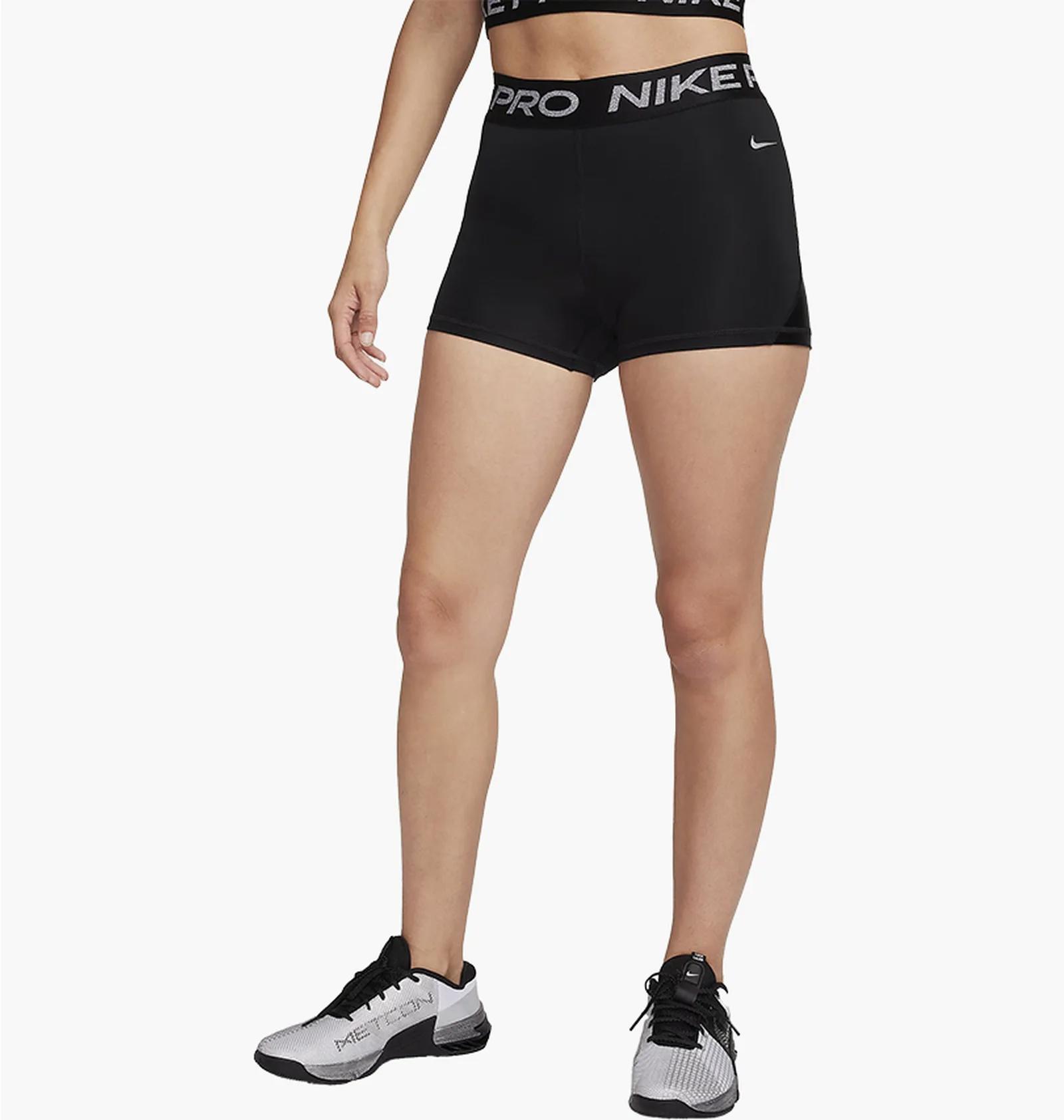 Шорти жіночі Nike Pro Mid-Rise 3 Shorts Black (FB5586-010) — фото 1