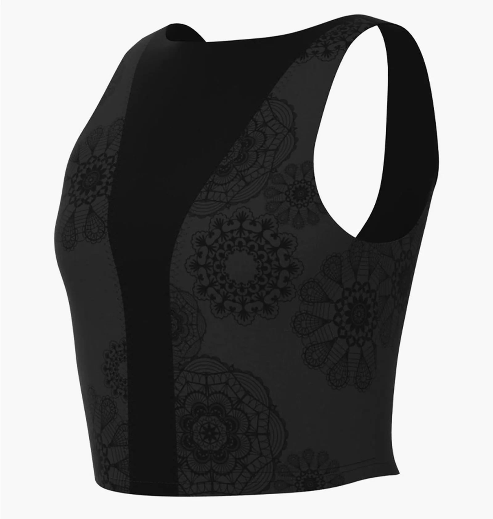 Спортивний топ жіночий Nike W Ny Df Luxe Crop Tanv Black (DV9171-010) — фото 1