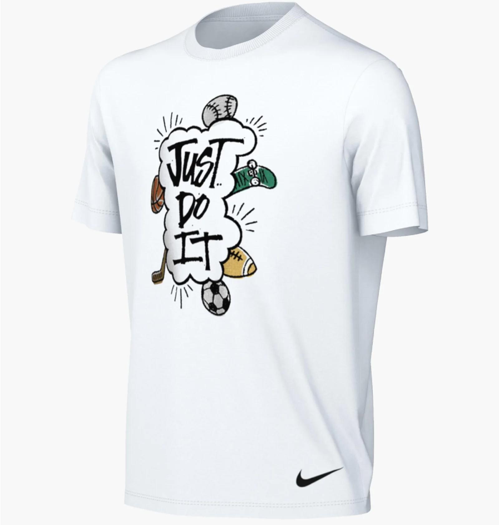 Футболка дитяча Nike Dri-Fit Just Do It Multi Sport Tee White (DX9534-100) — фото 4