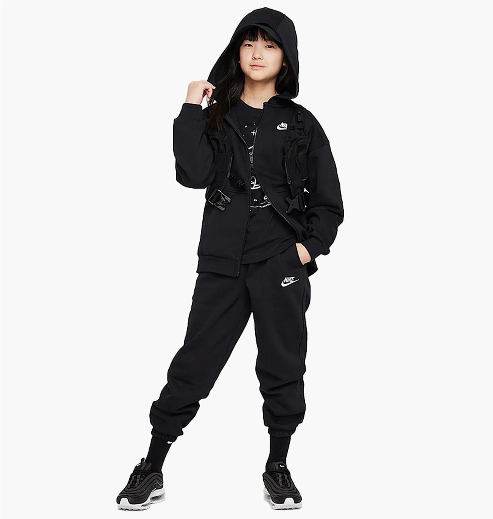 Спортивний костюм дитячий Nike Sportswear Club Black (FD2931-010__FD2933-010) — фото 4