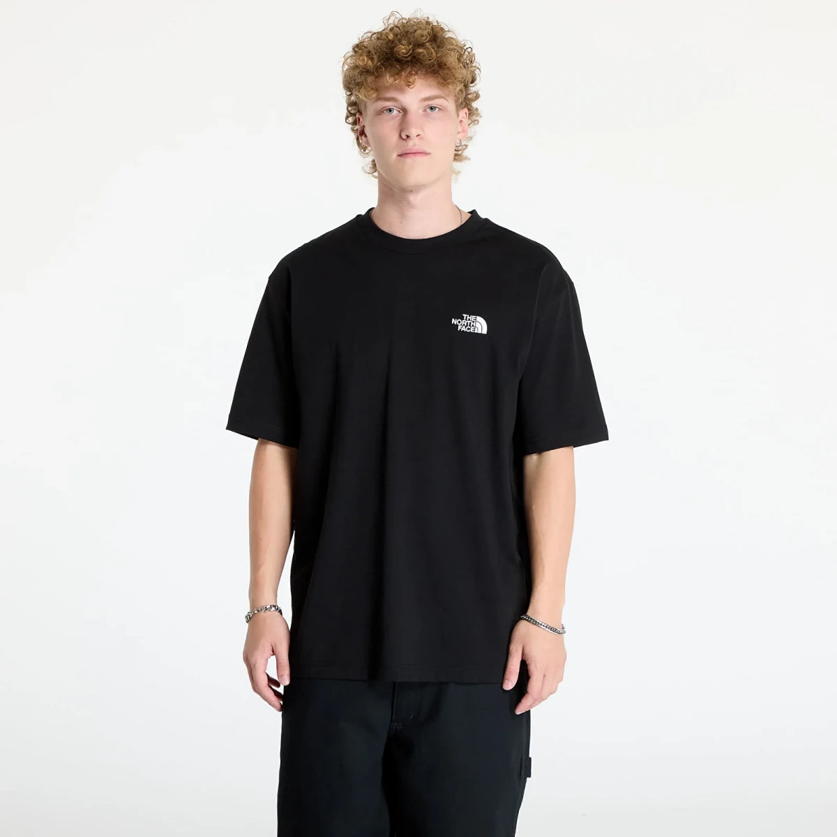 Футболка чоловіча The North Face Essentials Oversize Tee Black (0A87NRJK31) — фото 1