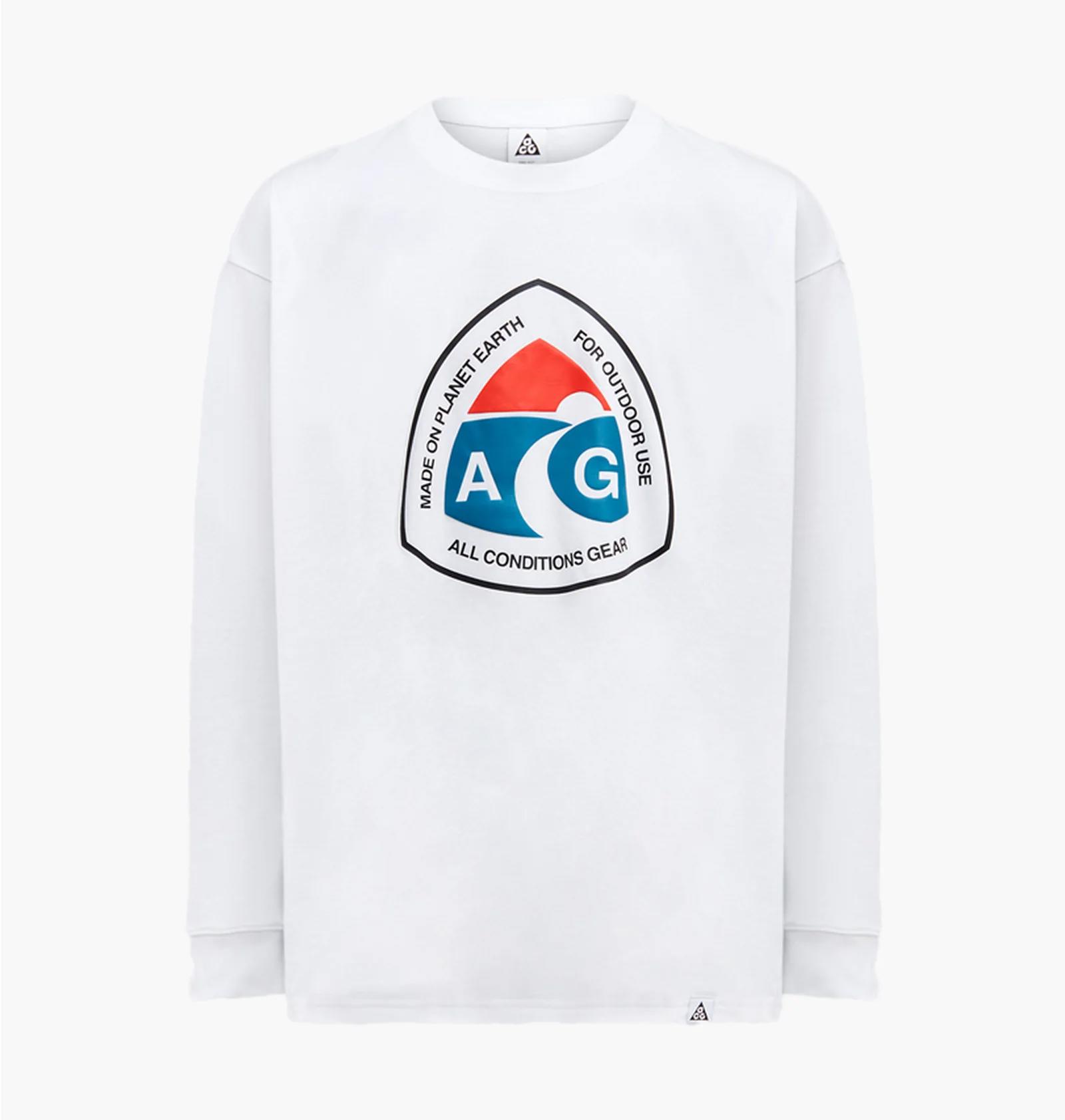 Кофта чоловіча Nike Nrg Acg Long Sleeve Outdoor T-Shirt White (DX9450-100) — фото 1