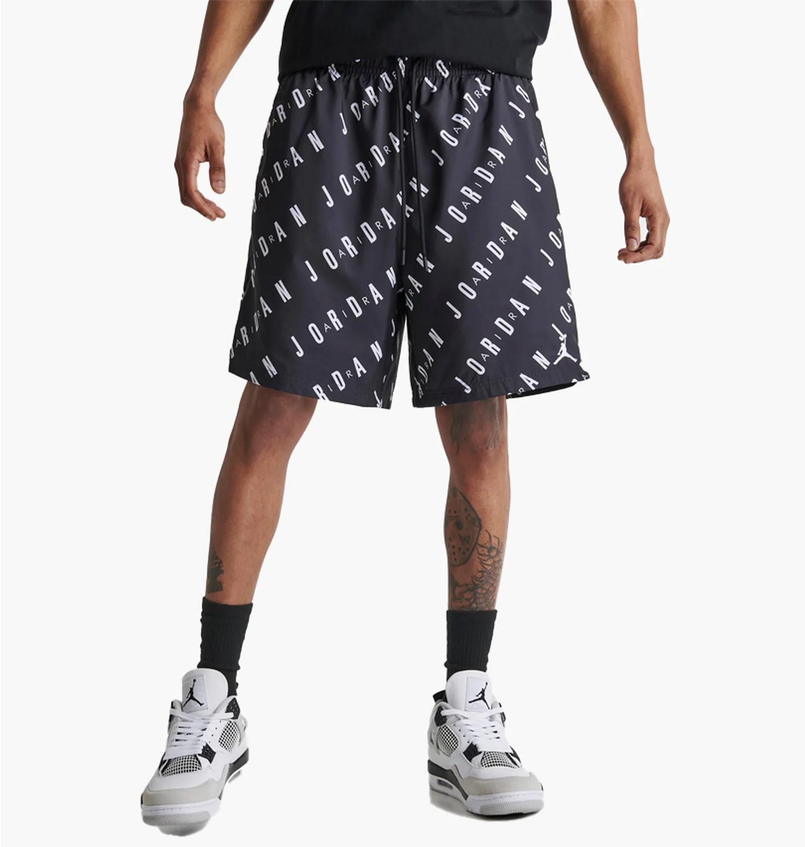 Шорти чоловічі Jordan Essentials Allover Print Poolside Swim Shorts Black (DX9673-010) — фото 1