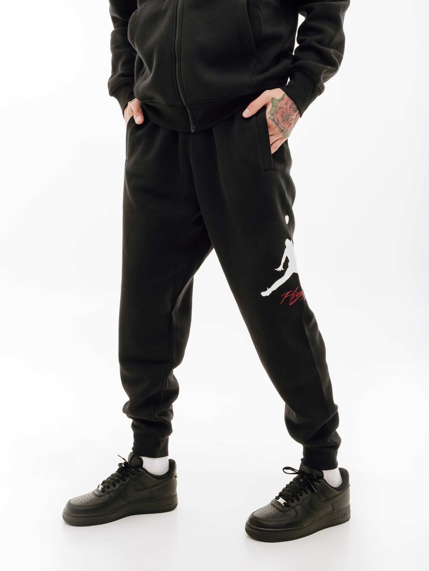 Брюки чоловічі Jordan Essentials Fleece Baseline Trousers (FD7345-010) — фото 1