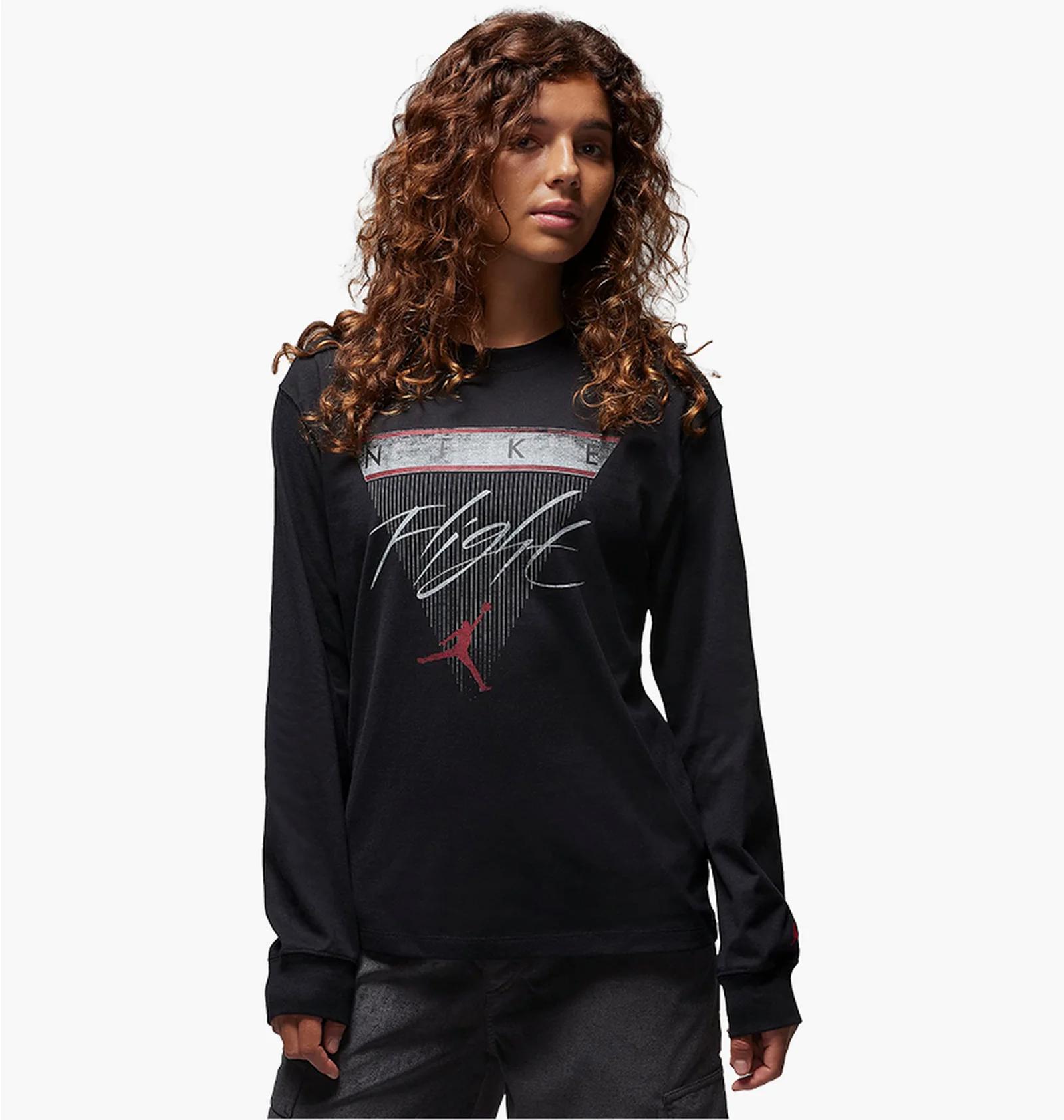 Кофта жіночі Jordan Long-Sleeve Graphic T-Shirt (FD7205-010) — фото 1
