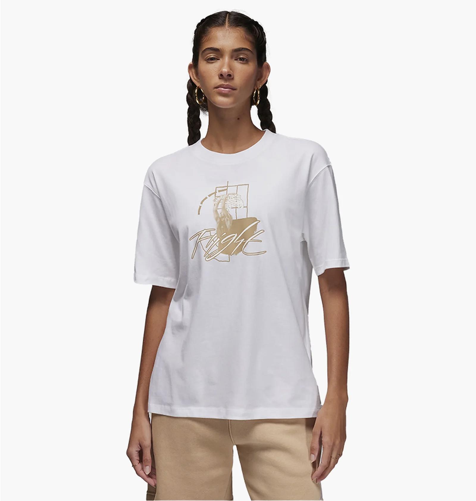 Футболка жіноча Jordan Graphic T-Shirt White (FD7244-100) — фото 1