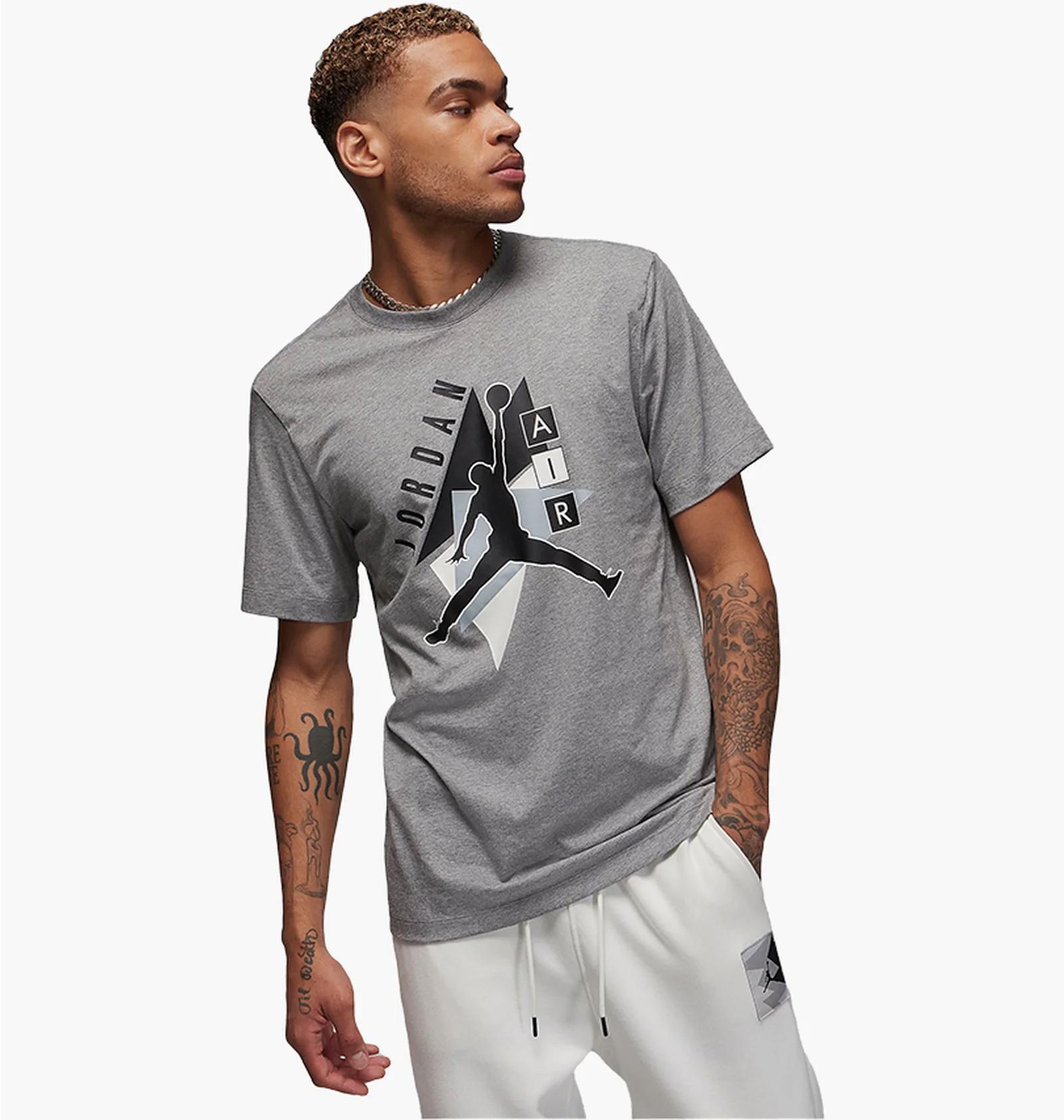 Футболка чоловіча Jordan Jordan T-Shirt Brand Grey (FD7031-091) — фото 1
