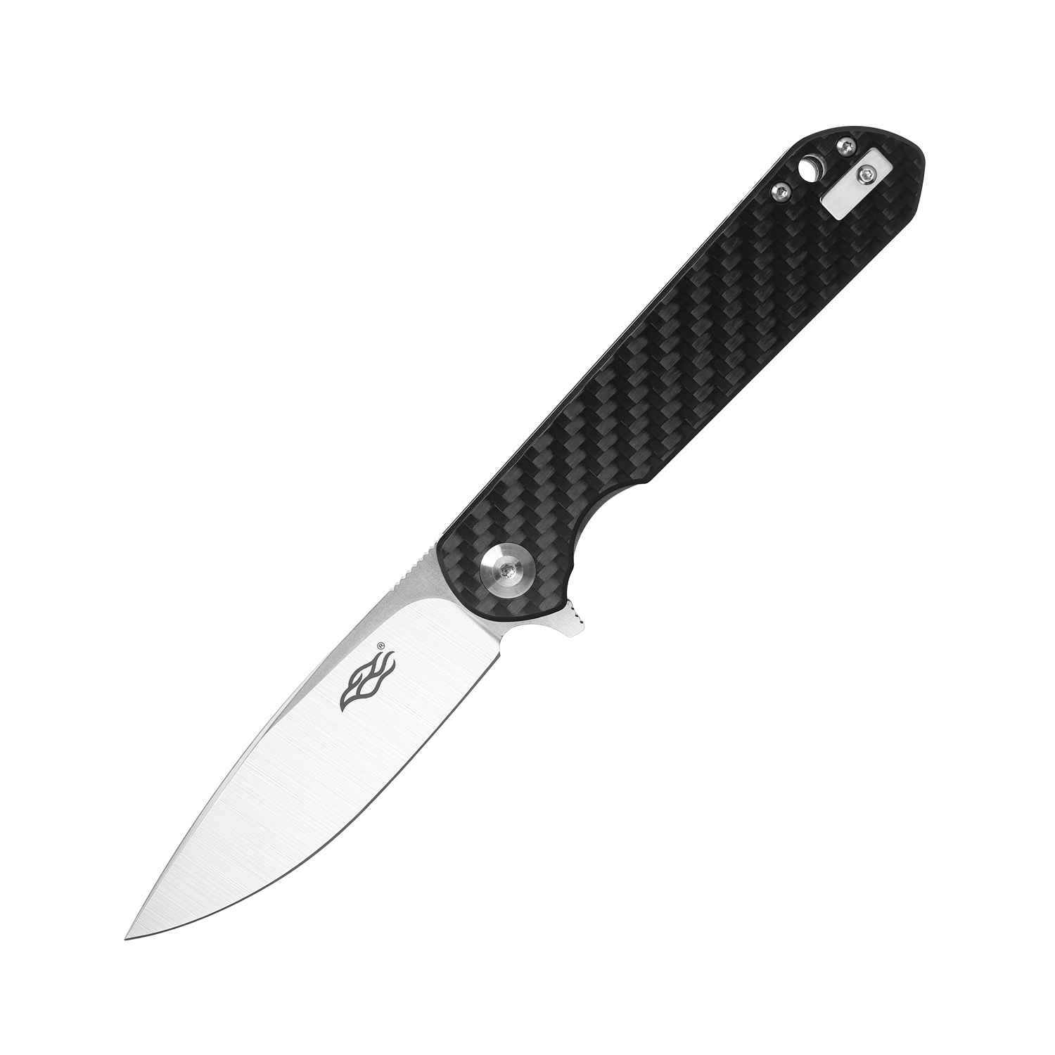 Ніж туристичний Firebird FH41 (8.8 см) D2 / Carbon fiber чорний — фото 1