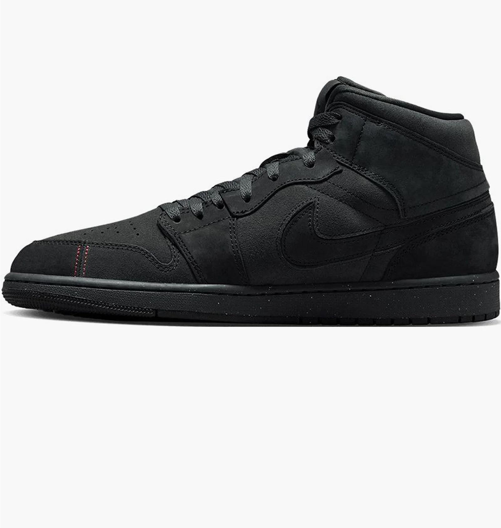 Кросівки чоловічі Jordan 1 Mid Se Craft Monochrome (FD8634-001) — фото 1