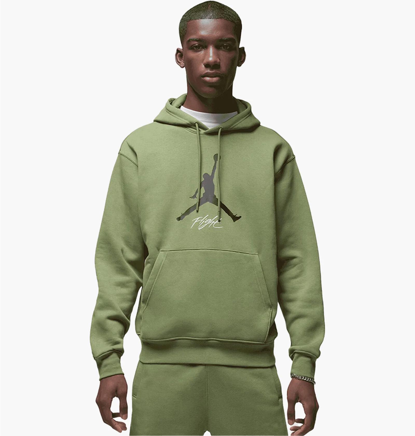 Кофта чоловіча Jordan Essential Fleece Baseline Hoodie Green (FD7545-340) — фото 3