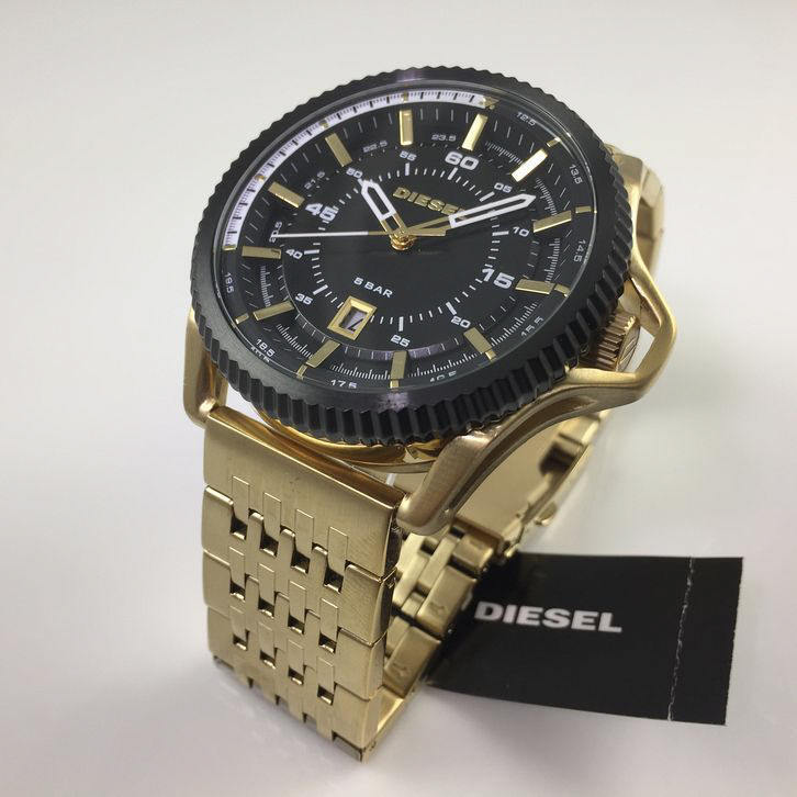 Годинник Diesel Rollcage Gold Tone Steel — фото 7