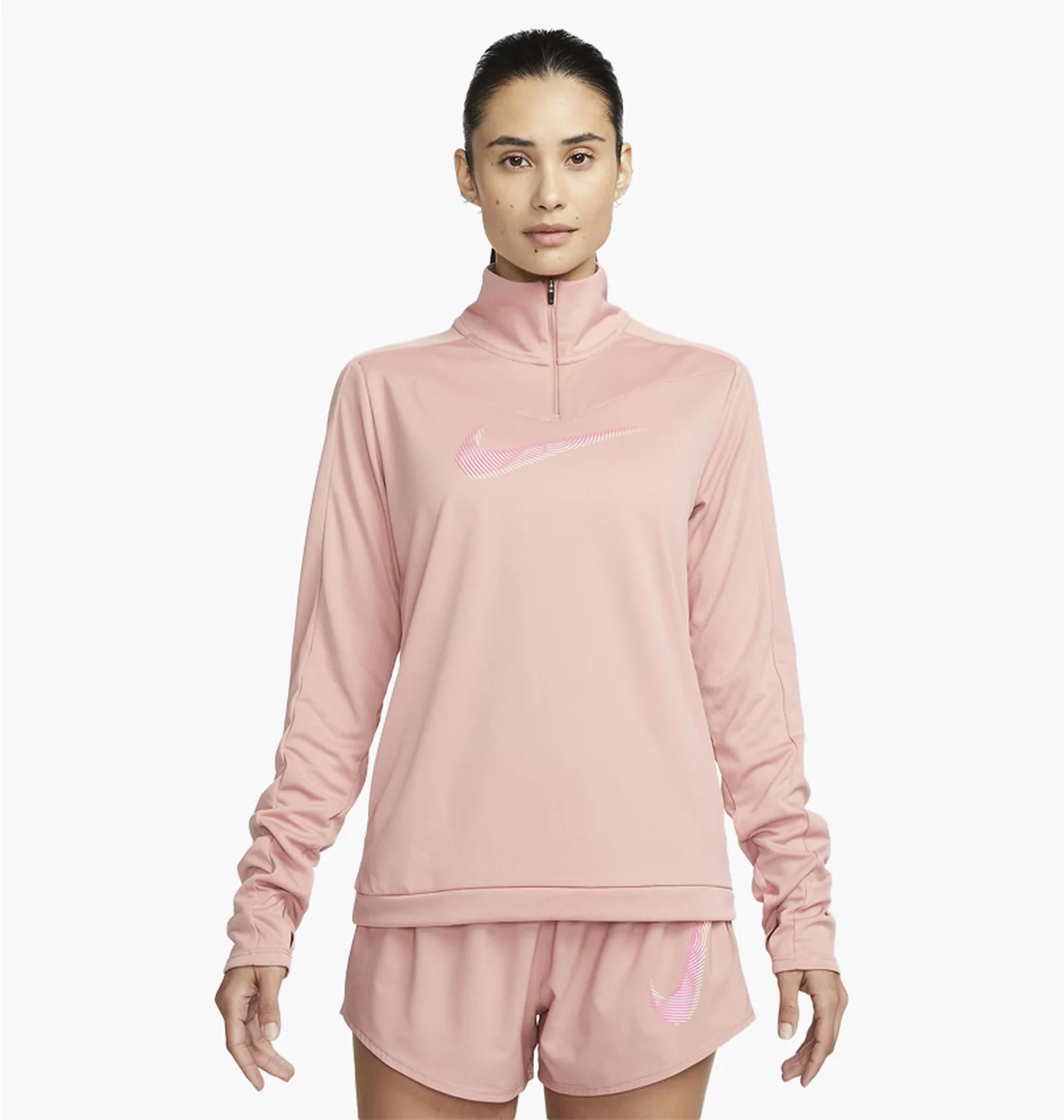 Кофта жіночі Nike Womens Swoosh Half Zip Pacer Top (FB4687-618) — фото 3