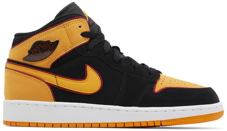Кросівки Air Jordan 1 Mid SE GS 'Vivid Orange' — фото 3