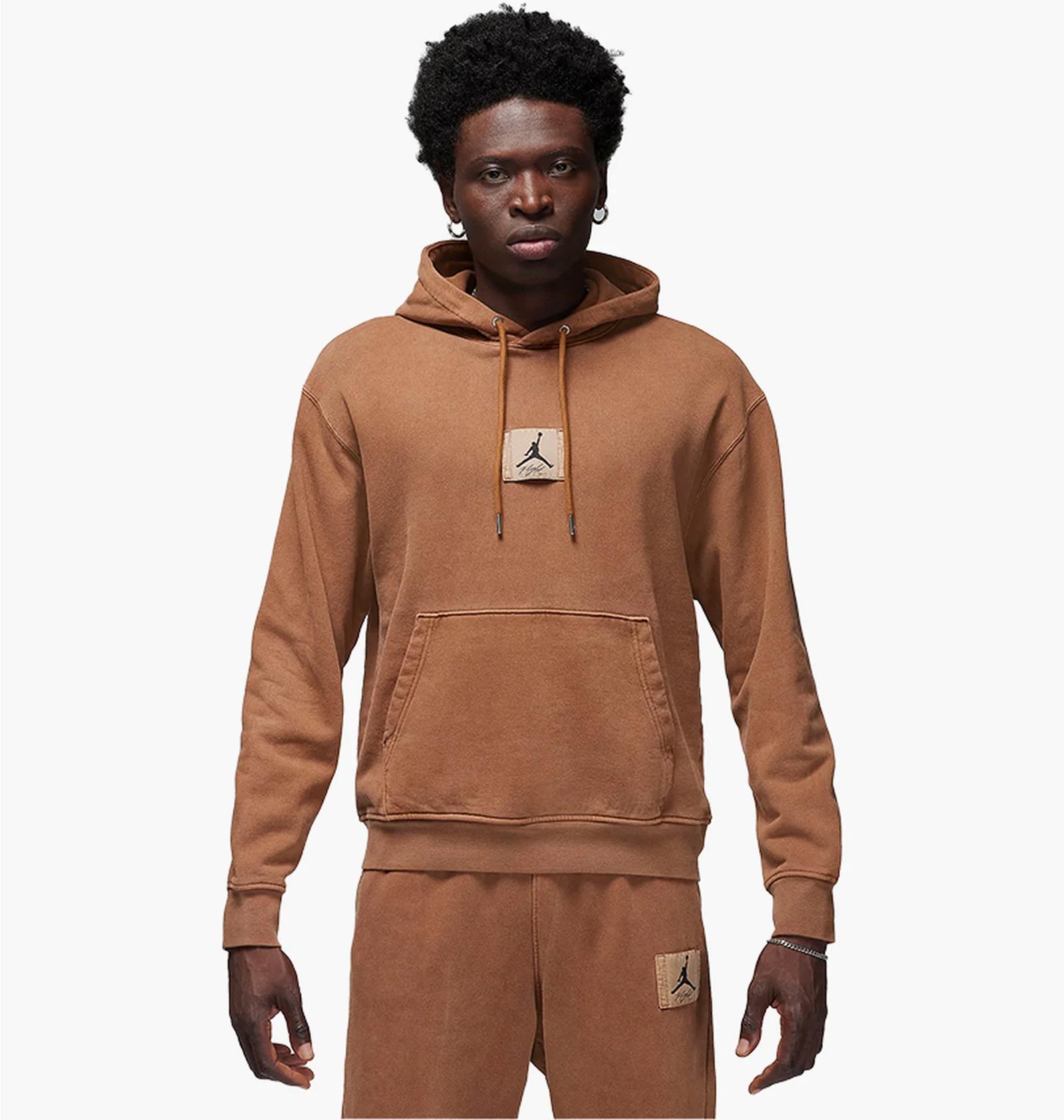 Кофта чоловіча Jordan Essentials Statement Fleece Washed Pullover (FB7290-281) — фото 1
