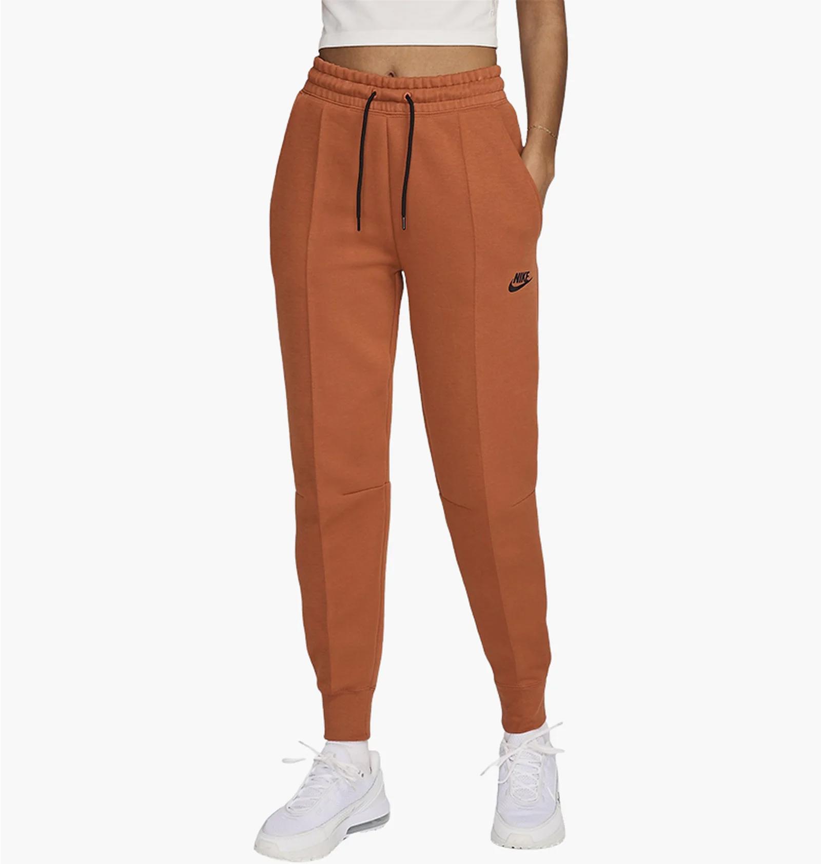 Брюки жіночі Nike W Nsw Tch Flc Mr Jggr Orange (FB8330-825) — фото 3