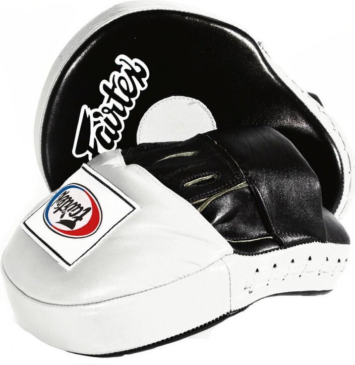 Лапи боксерські Fairtex FMV9 Focus Mitts Black/White — фото 2