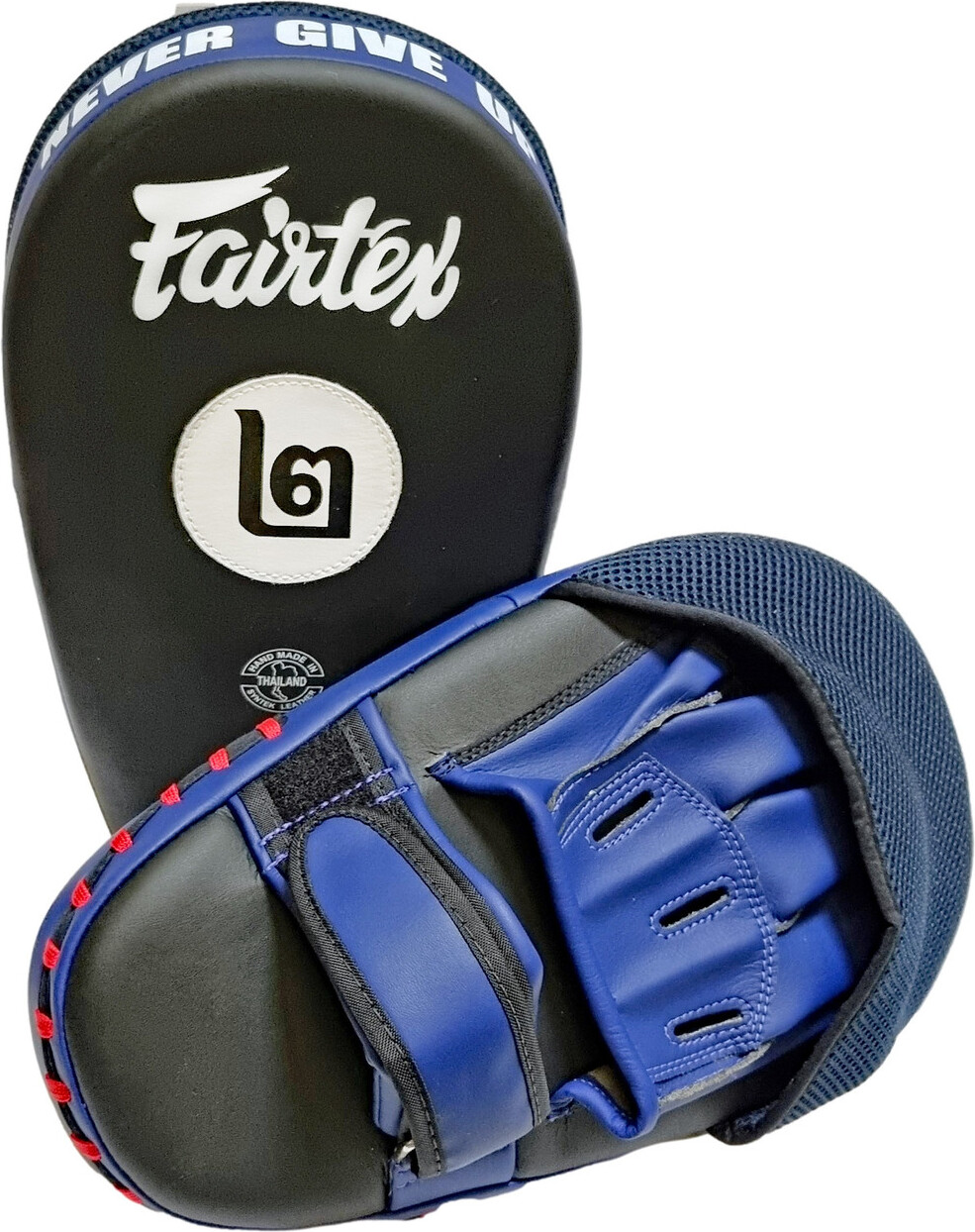 Лапи боксерські Fairtex FMV12 Black/Blue — фото 3