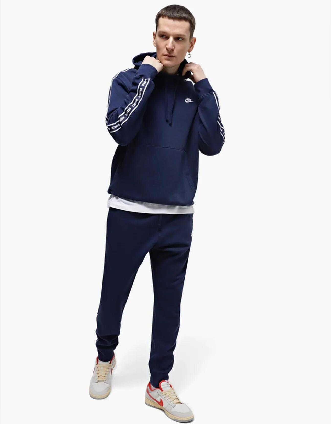 Оригінальний чоловічий спортивний костюм Nike NK CLUB FLC GX HD TRK SUIT — фото 2