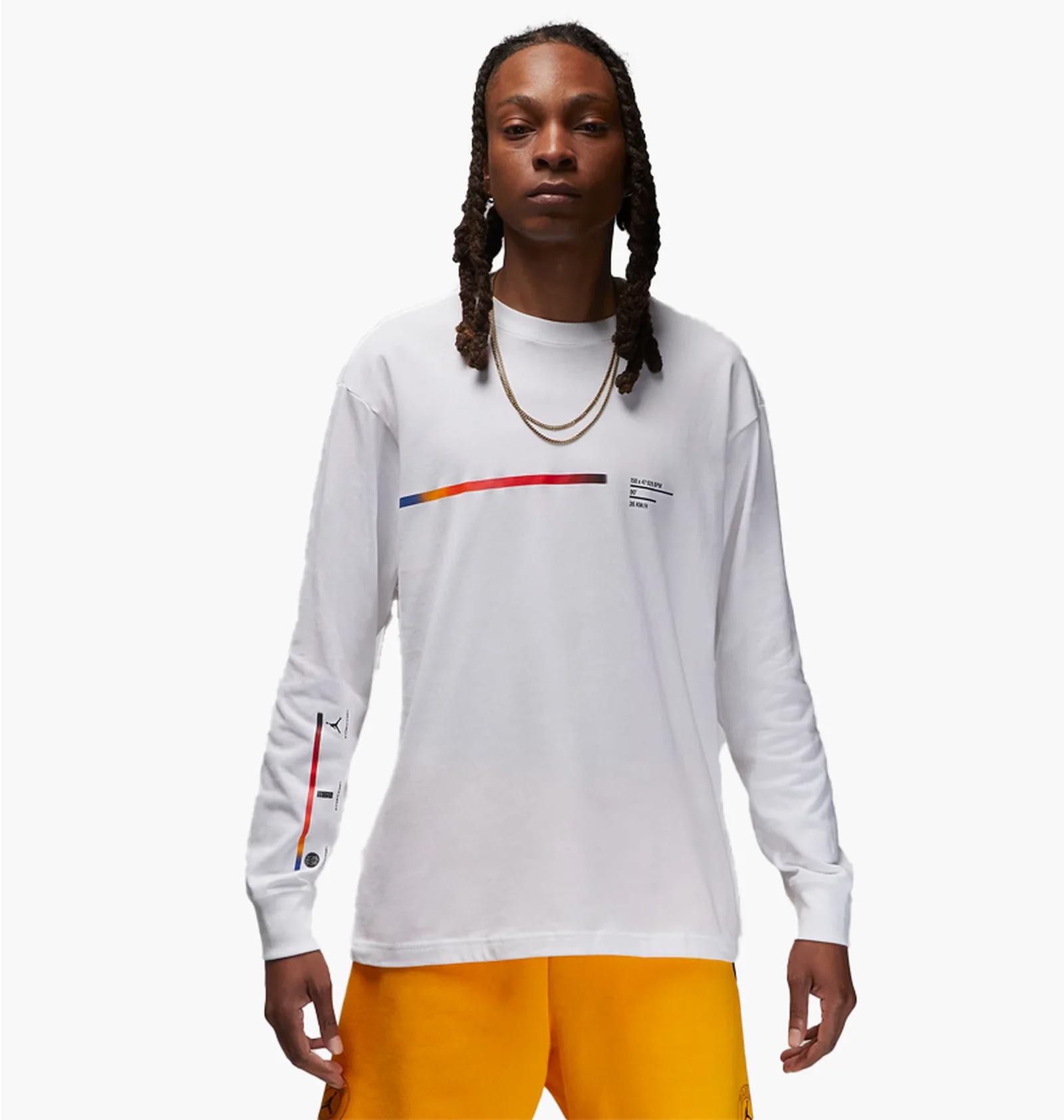 Кофта чоловіча Jordan T-Shirt Wings Paris 85 White (FJ8916-100) — фото 1