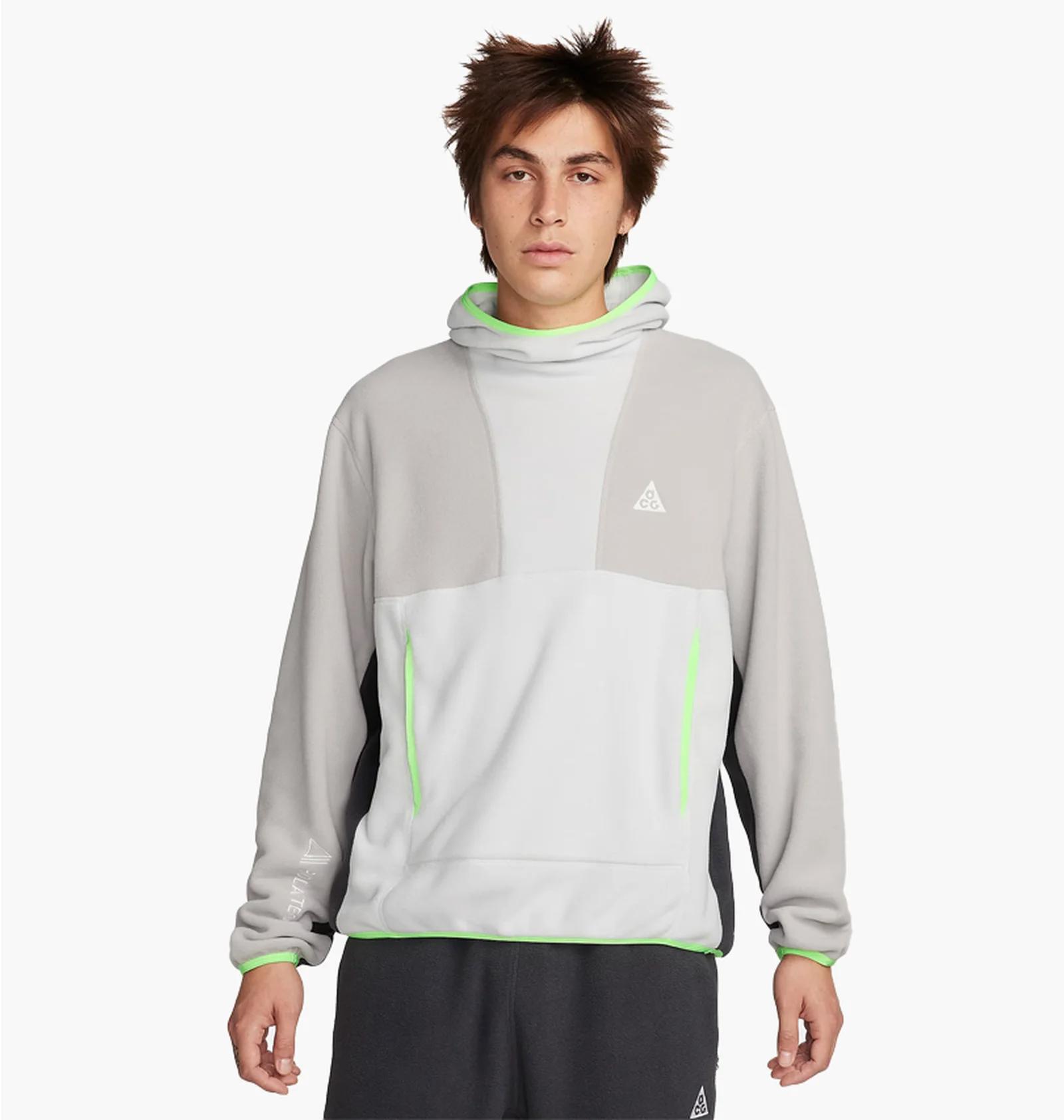 Кофта чоловіча Nike Acg Wolf Tree Pullover Hoodie Grey (FN0370-025) — фото 1