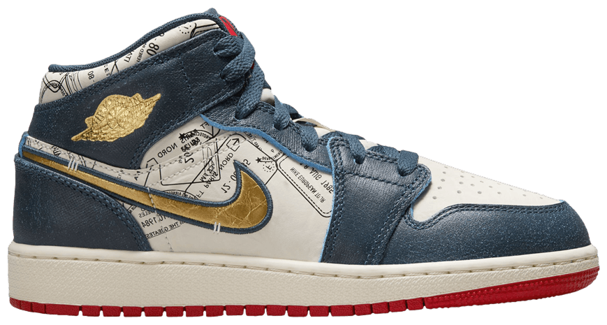 Кросівки дитячі Air Jordan 1 Mid SE GS 'Take Flight' — фото 1