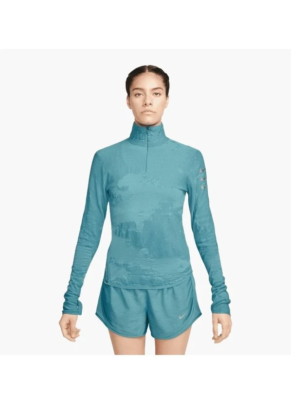 Кофта жіночі Nike Therma-Fit Adv Run Division Turquois (FN2261-440) — фото 1