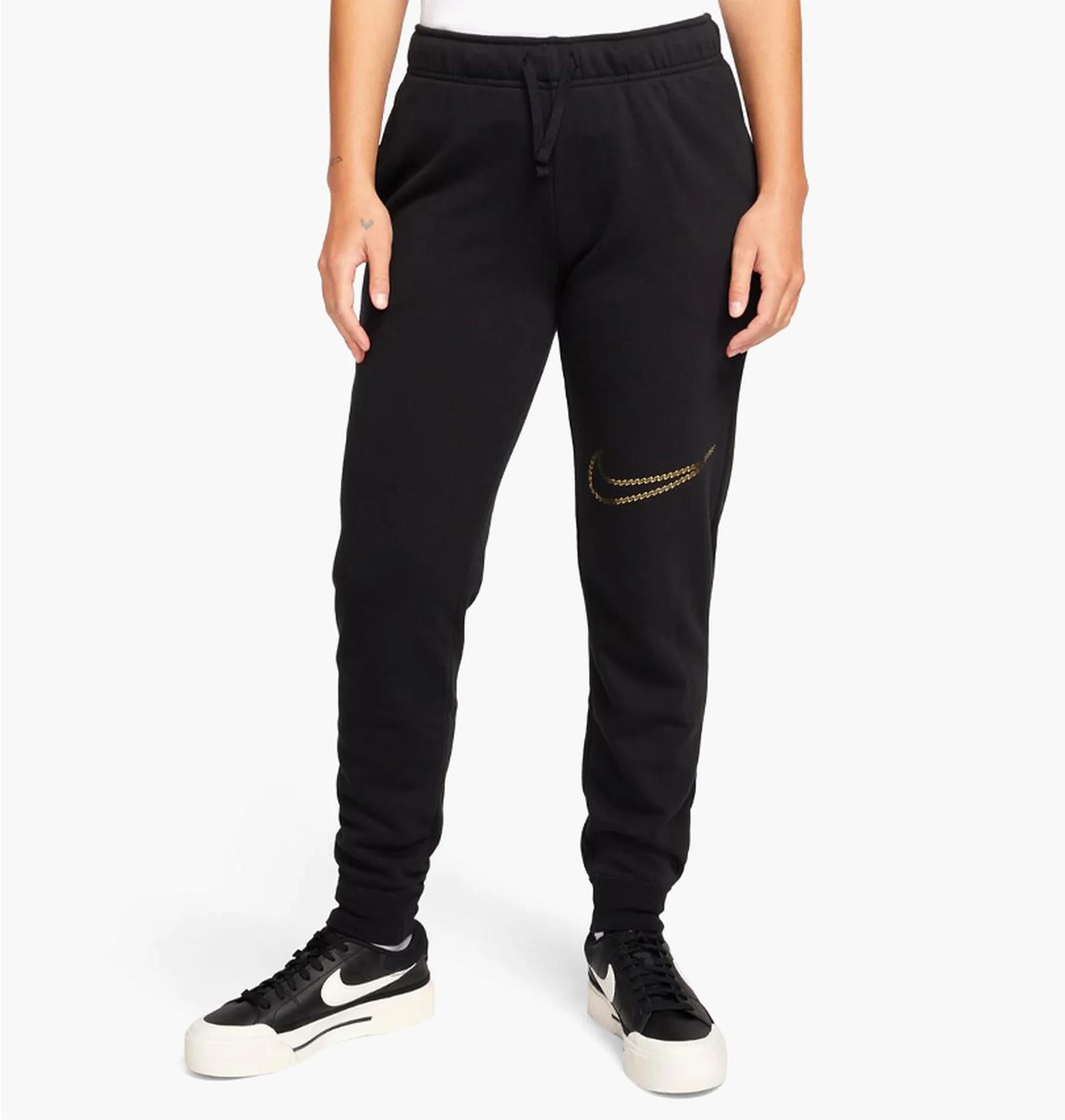 Брюки жіночі Nike Club Shine Jogger - 'Black' (FB8760-010) — фото 1