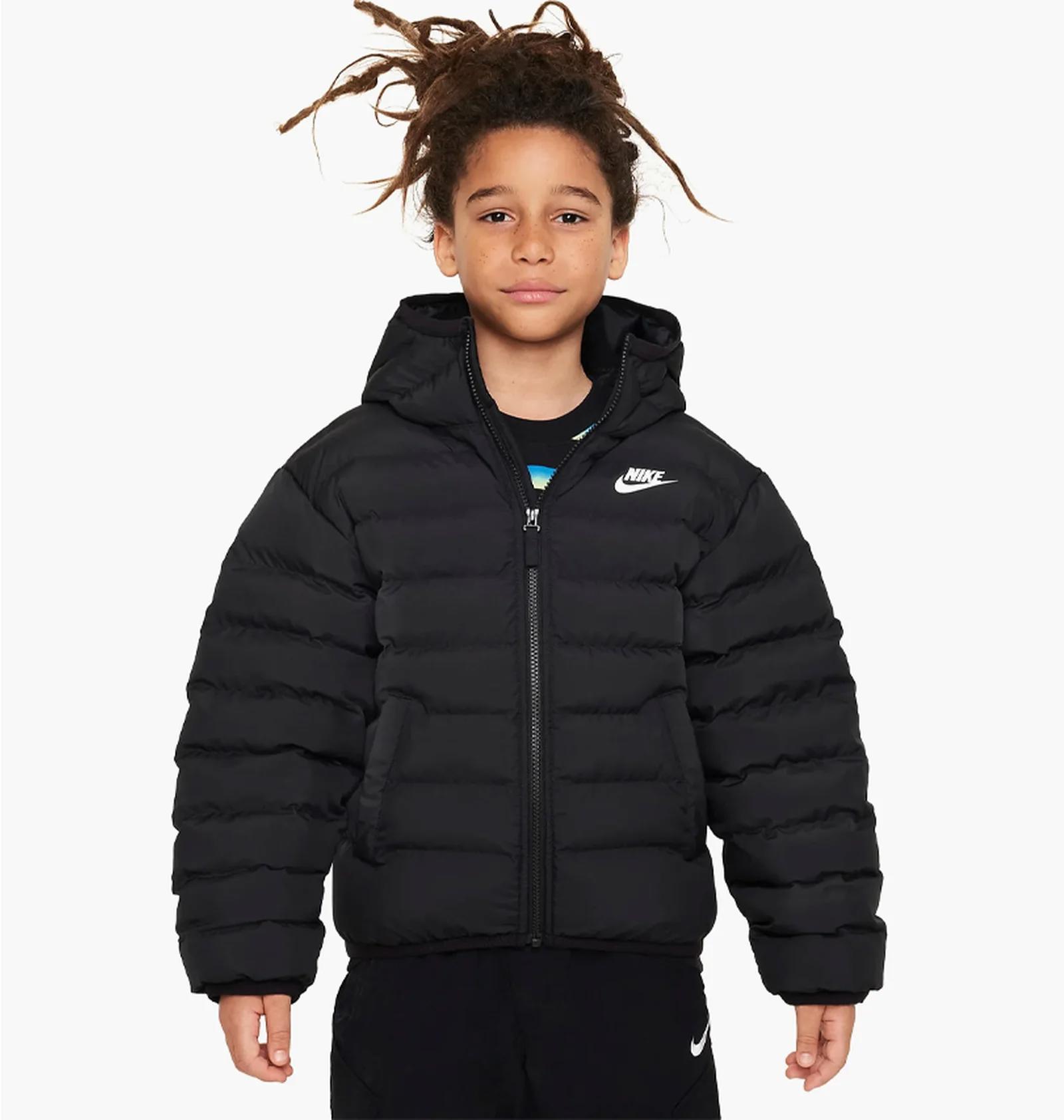 Куртка дитяча Nike Sportswear Lightweight Older Kids' Loose Hooded Jacket (FD2845-010) — фото 4