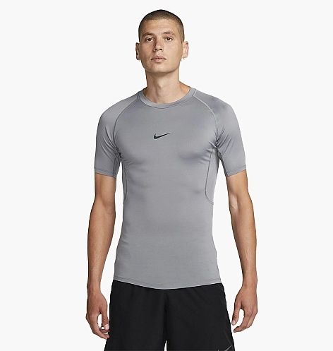 Футболка NIKE DRI-FIT PRO GREY — фото 1