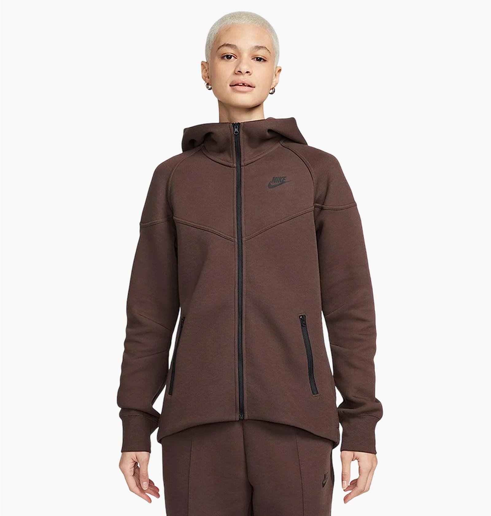 Кофта жіночі Nike Sportswear Tech Fleece Brown (FB8338-237) — фото 1