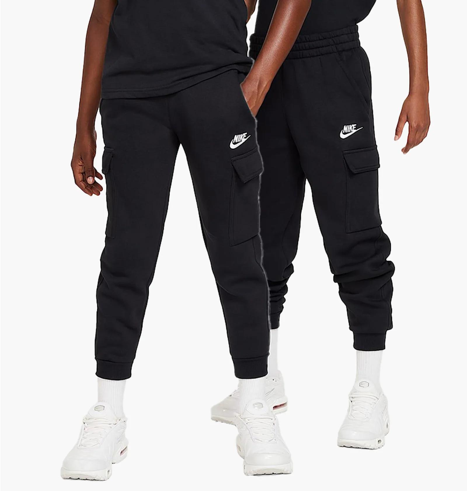 Брюки підліткові Nike Sportswear Club Fleece Cargo Trousers (FD3012-010) — фото 4